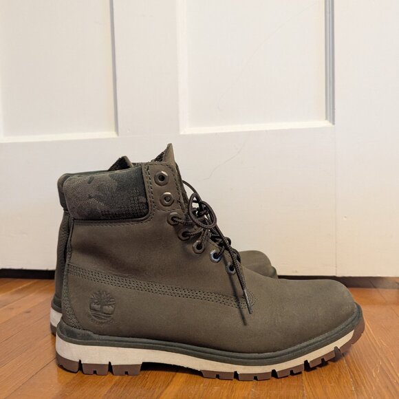 Men's Olive Green Timberland Boots Size 8 - Picture 2 of 8